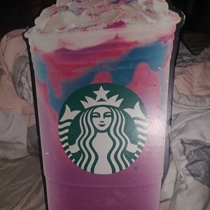 Starbucks unicorn frap large cardboard cutout